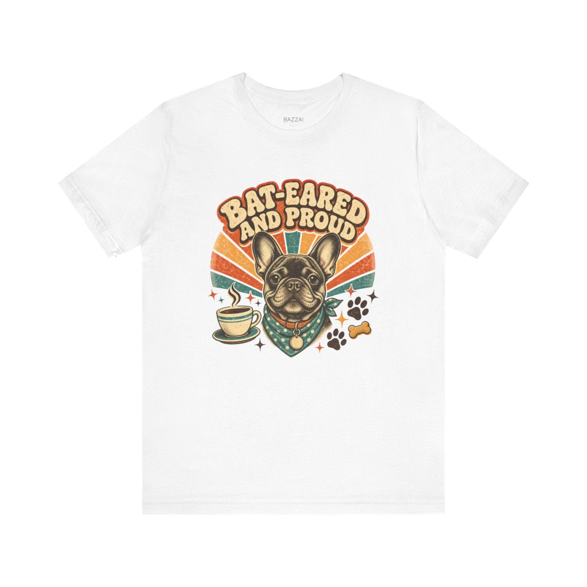 French Bulldog Mom T-Shirt — Bat-Eared and Proud — french bulldog t-shirt design
