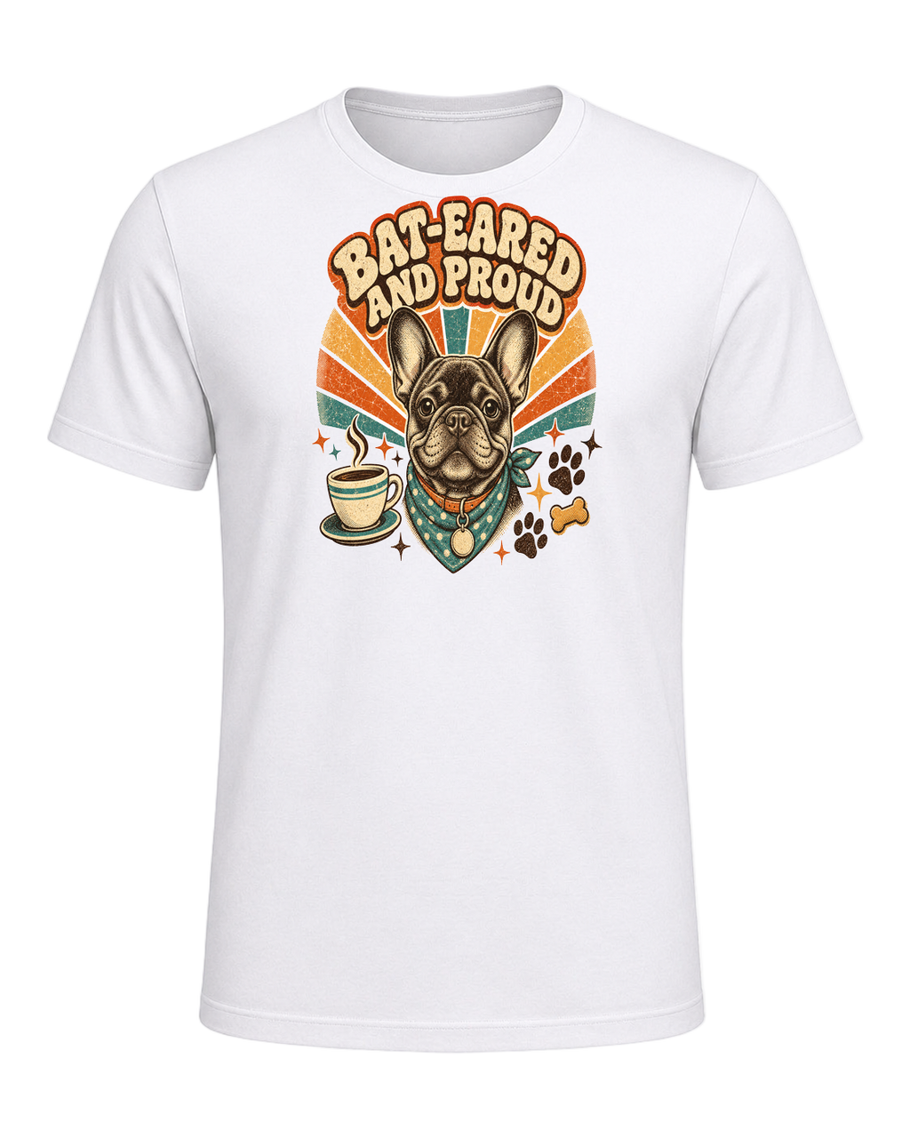 BAT-EARED AND PROUD — White