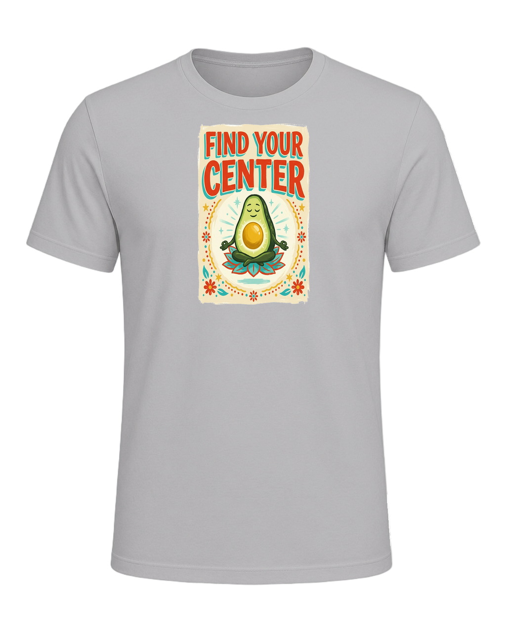 FIND YOUR CENTER — Athletic Heather