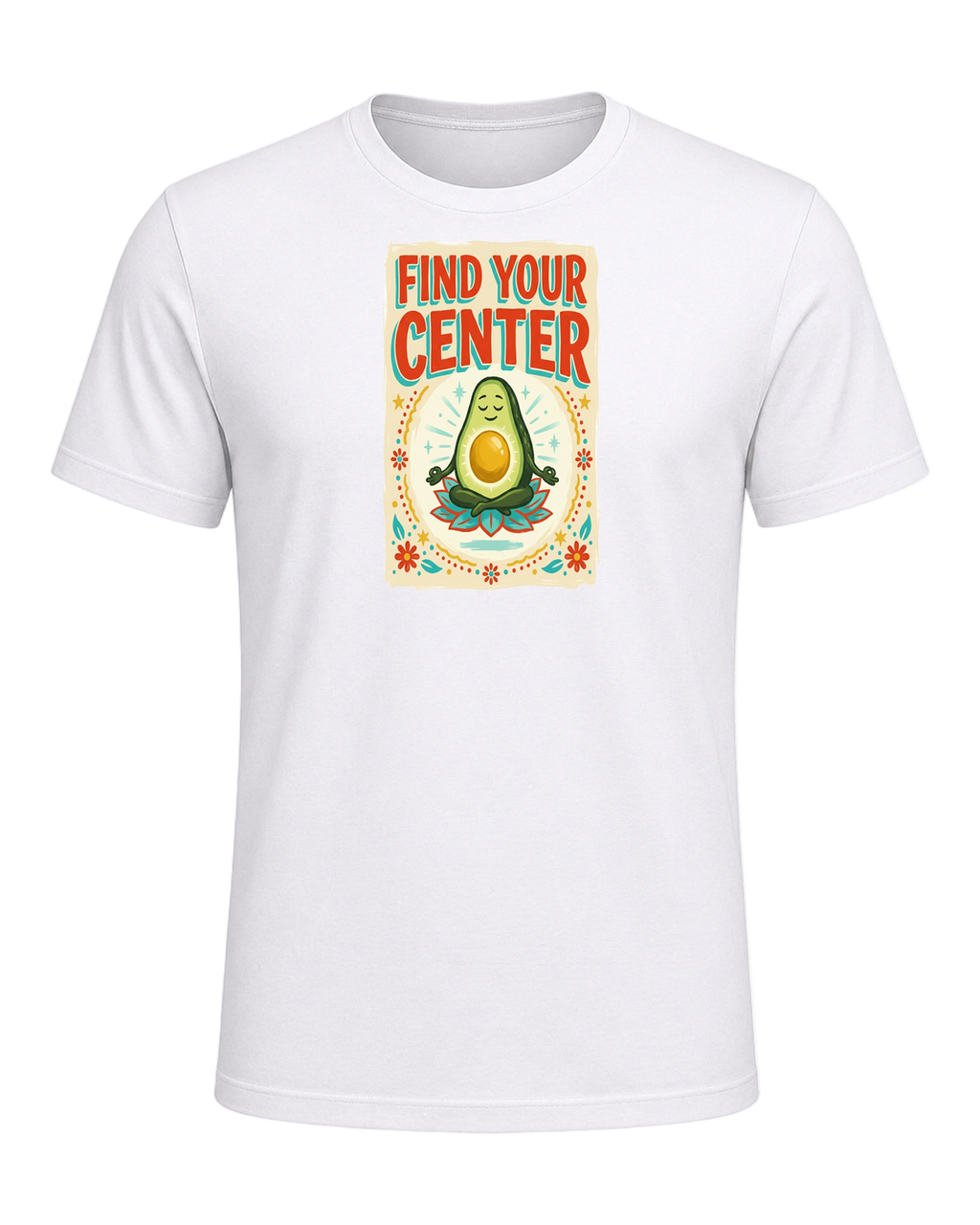 FIND YOUR CENTER — White