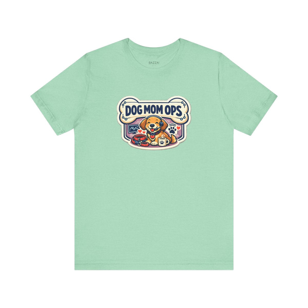 Dog Mom Life Gift T-Shirt — Dog Mom Ops — dog mom t-shirt design by June
