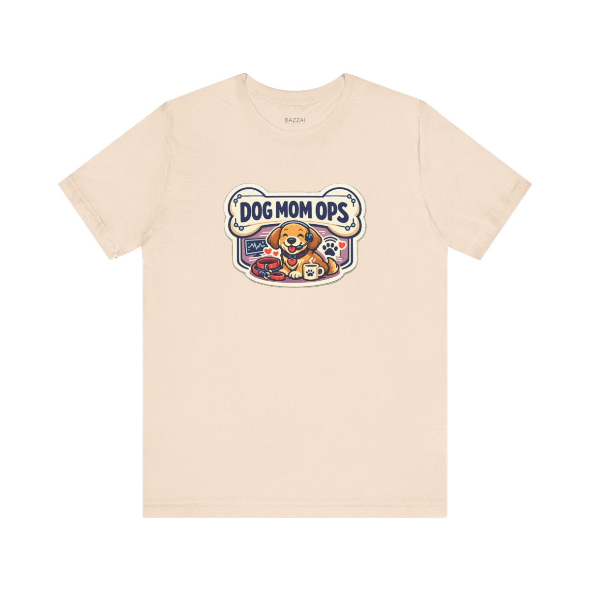 Dog Mom Life Gift T-Shirt — Dog Mom Ops — dog mom t-shirt design by June