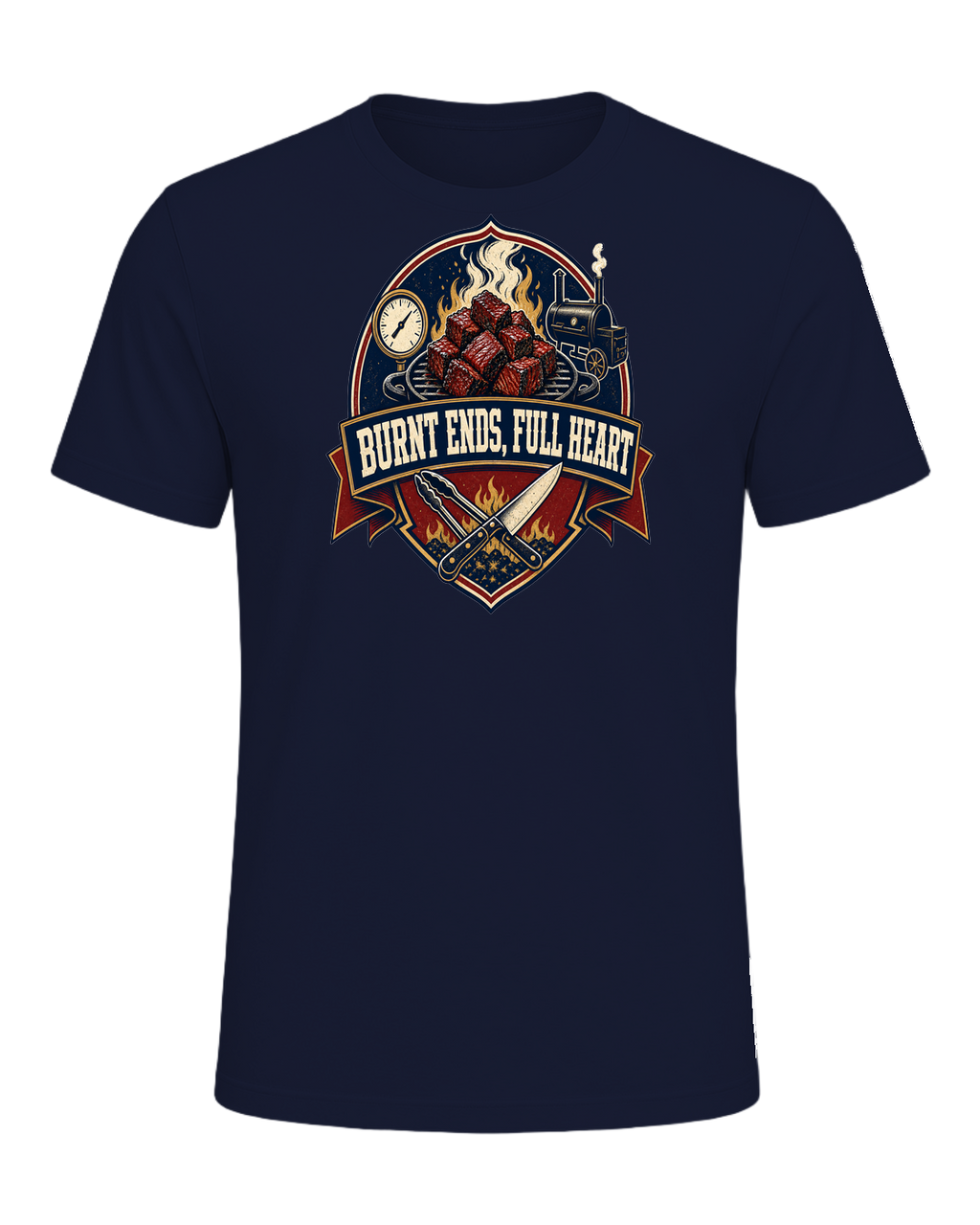 BURNT ENDS, FULL HEART — Navy