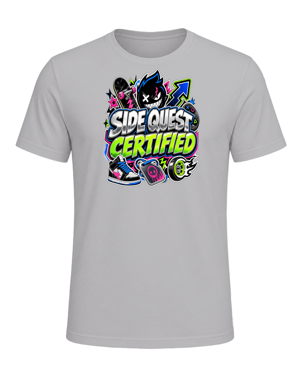 SIDE QUEST CERTIFIED — Athletic Heather