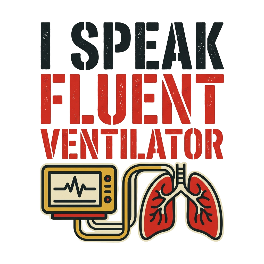 I speak fluent ventilator