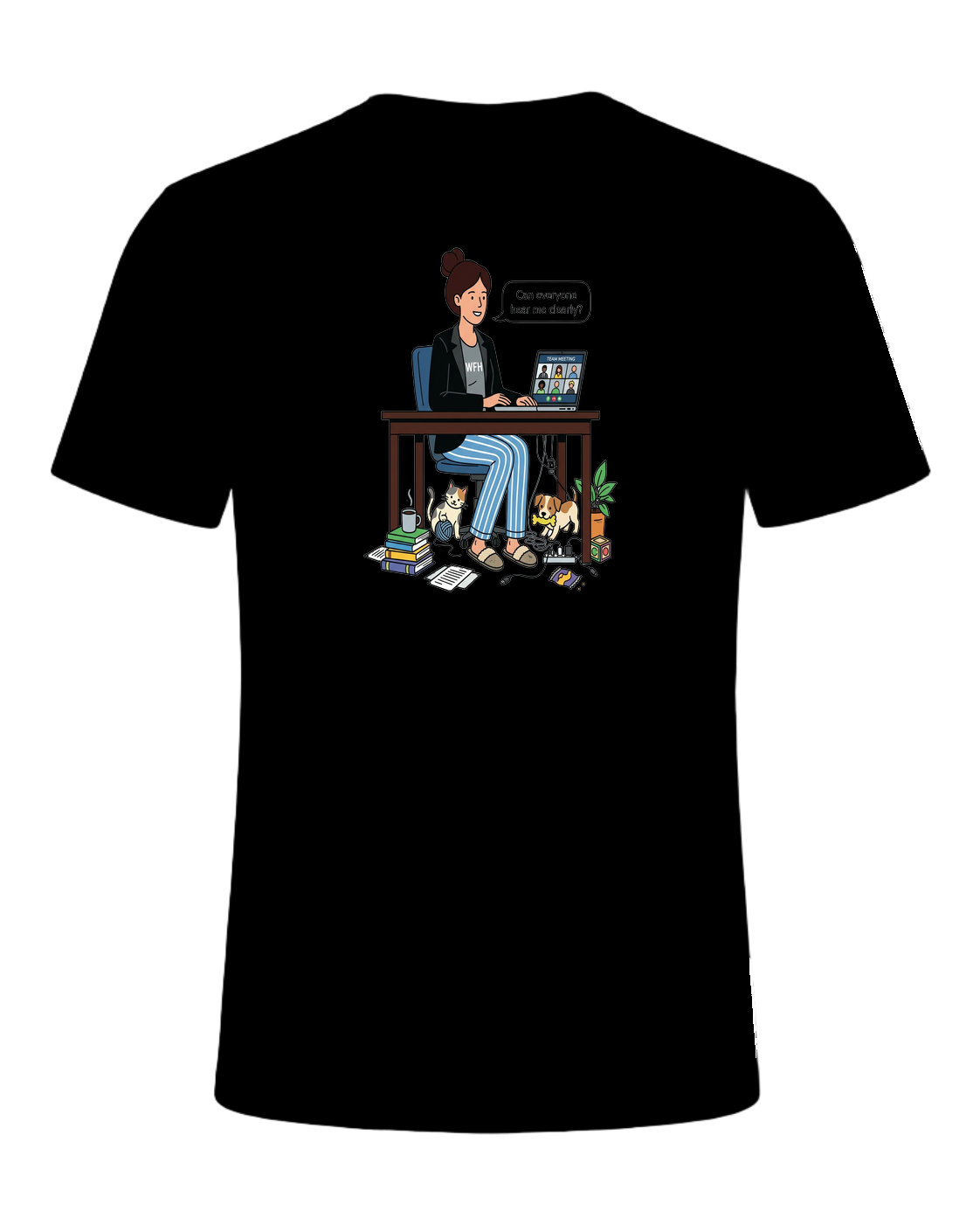 Remote Work Humor — Black