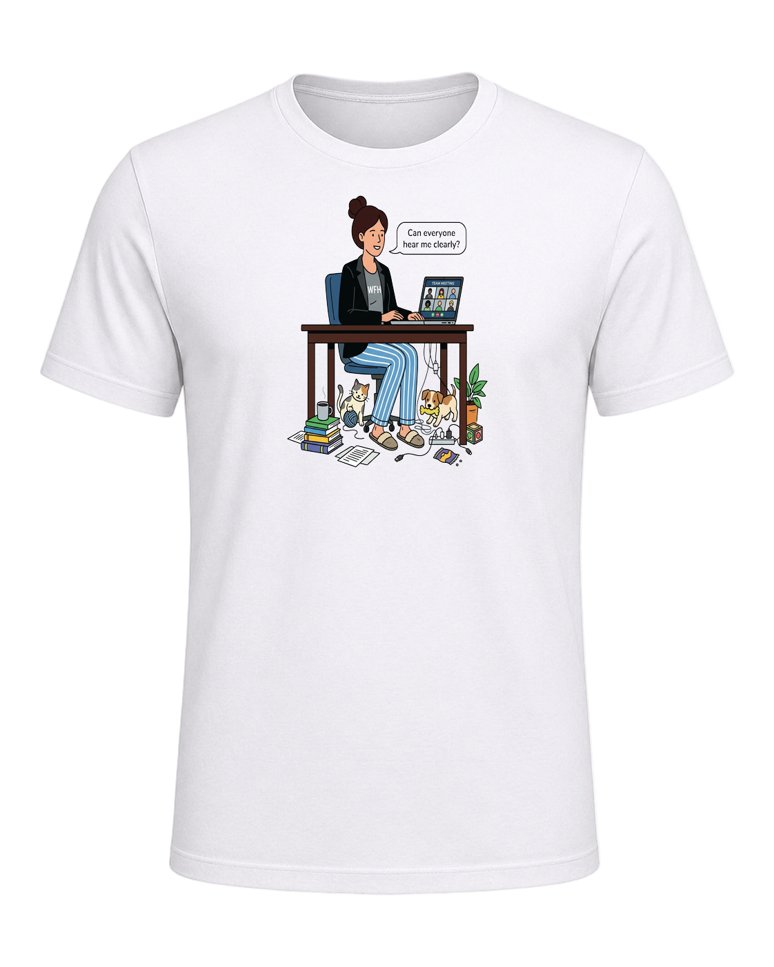 Remote Work Humor — White