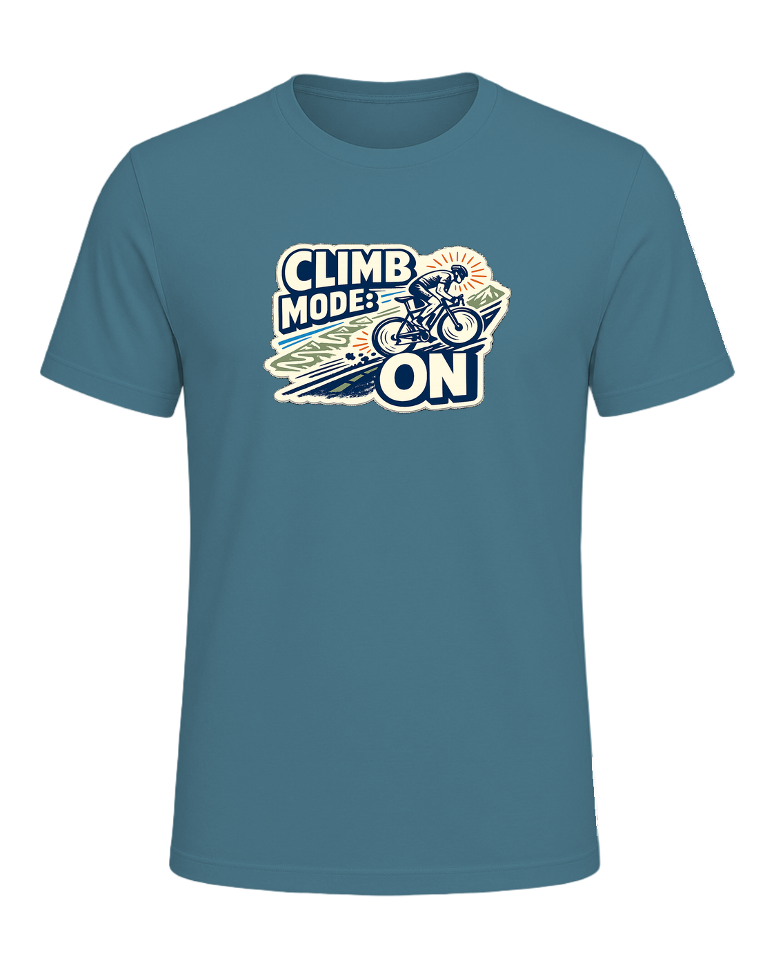 Climb Mode: On Tee — Heather Deep Teal
