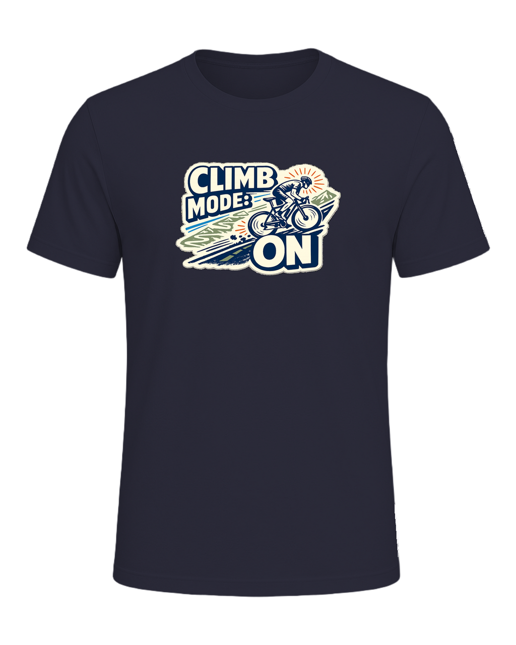 Climb Mode: On Tee — Heather Navy