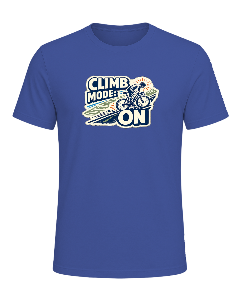 Climb Mode: On Tee — Heather True Royal