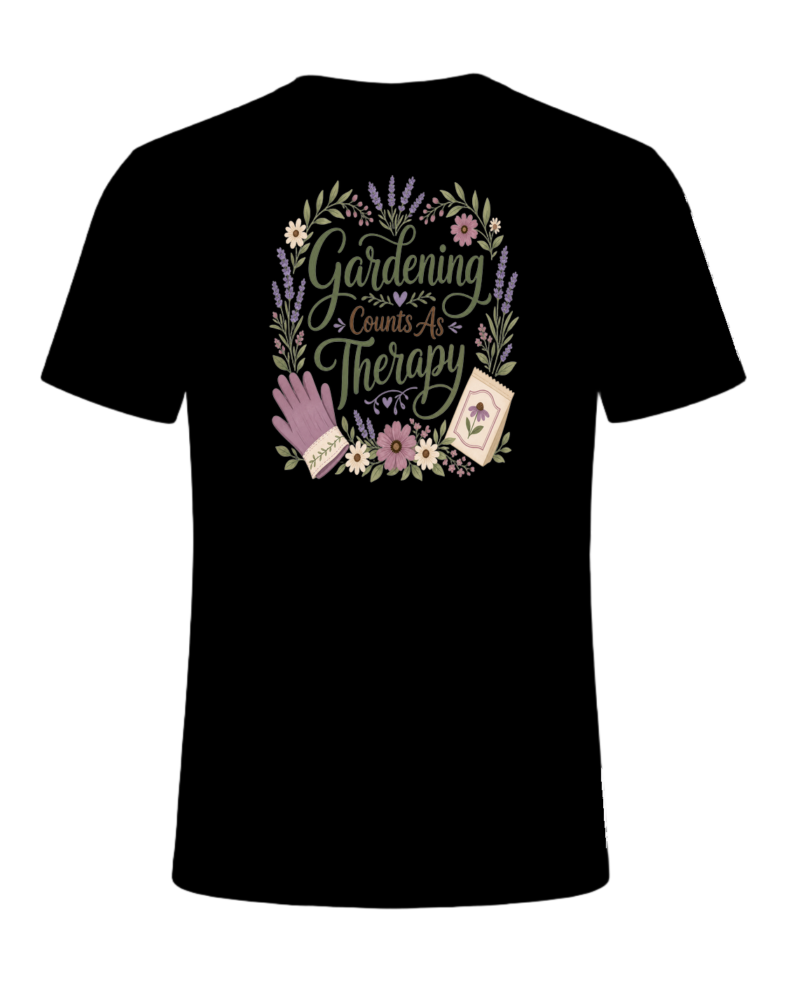 Gardening Counts As Therapy — Black