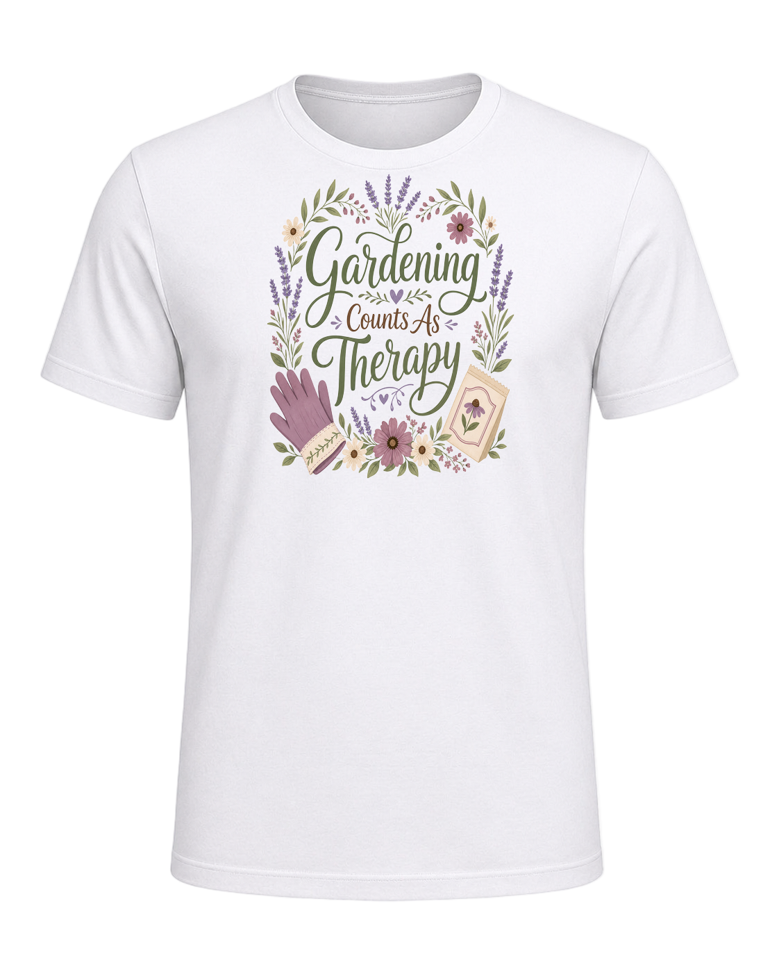 Gardening Counts As Therapy — White