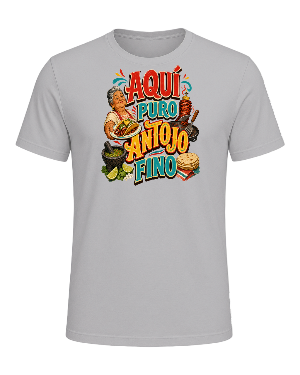 AQUÍ PURO ANTOJO FINO — Athletic Heather