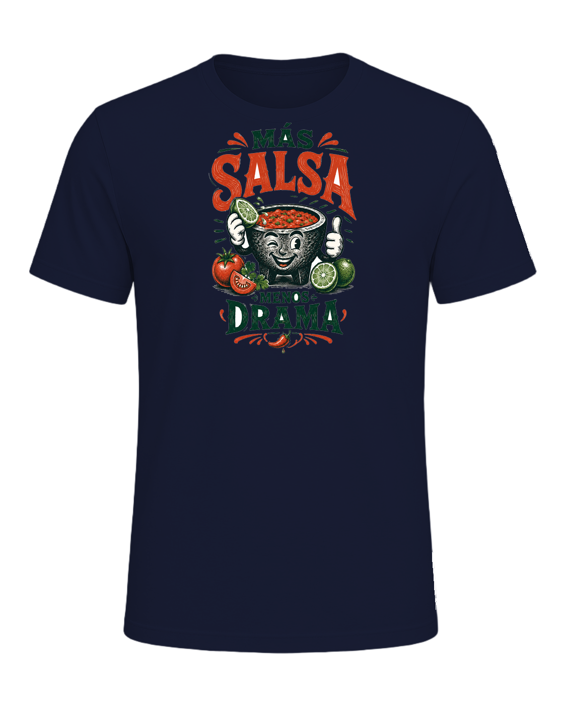 Más Salsa Menos Drama — Navy