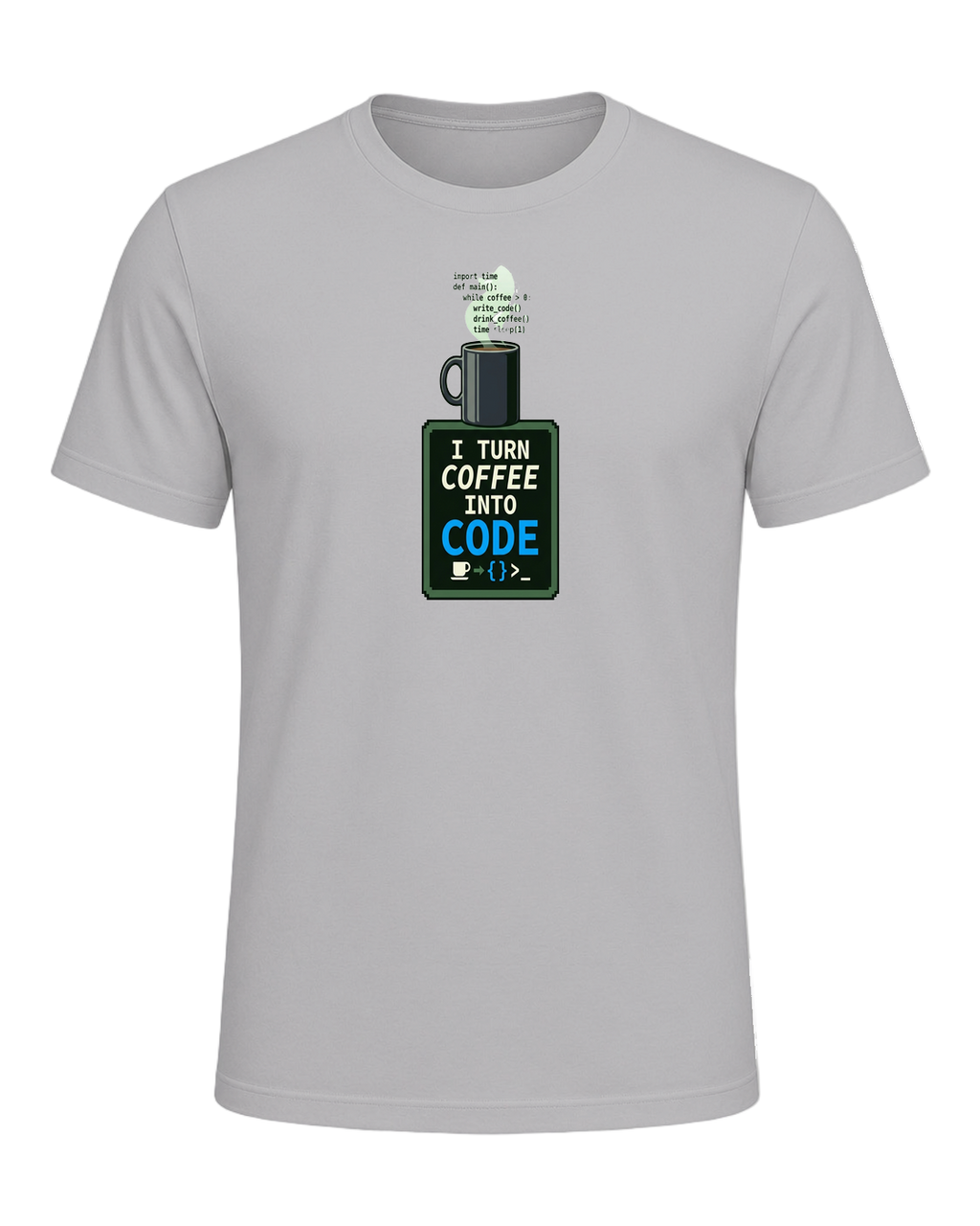 Coffee + Programmer — Athletic Heather
