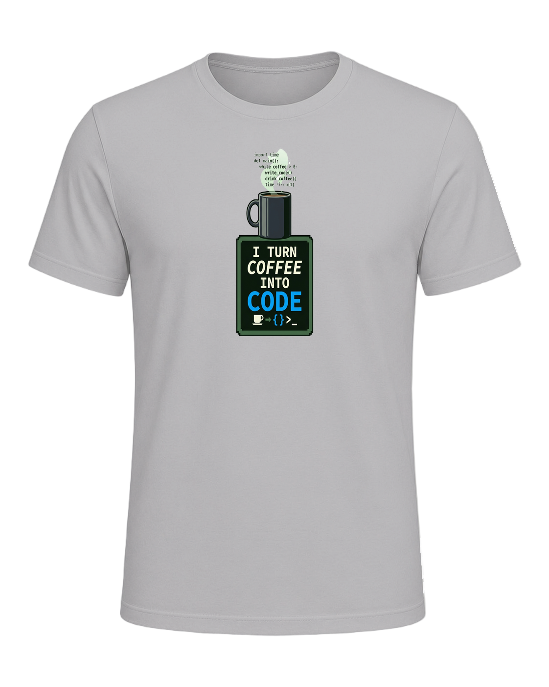 Coffee + Programmer — Athletic Heather