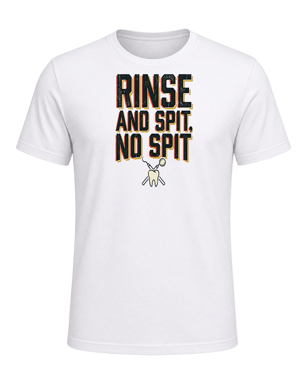 Rinse and spit, no spit — White