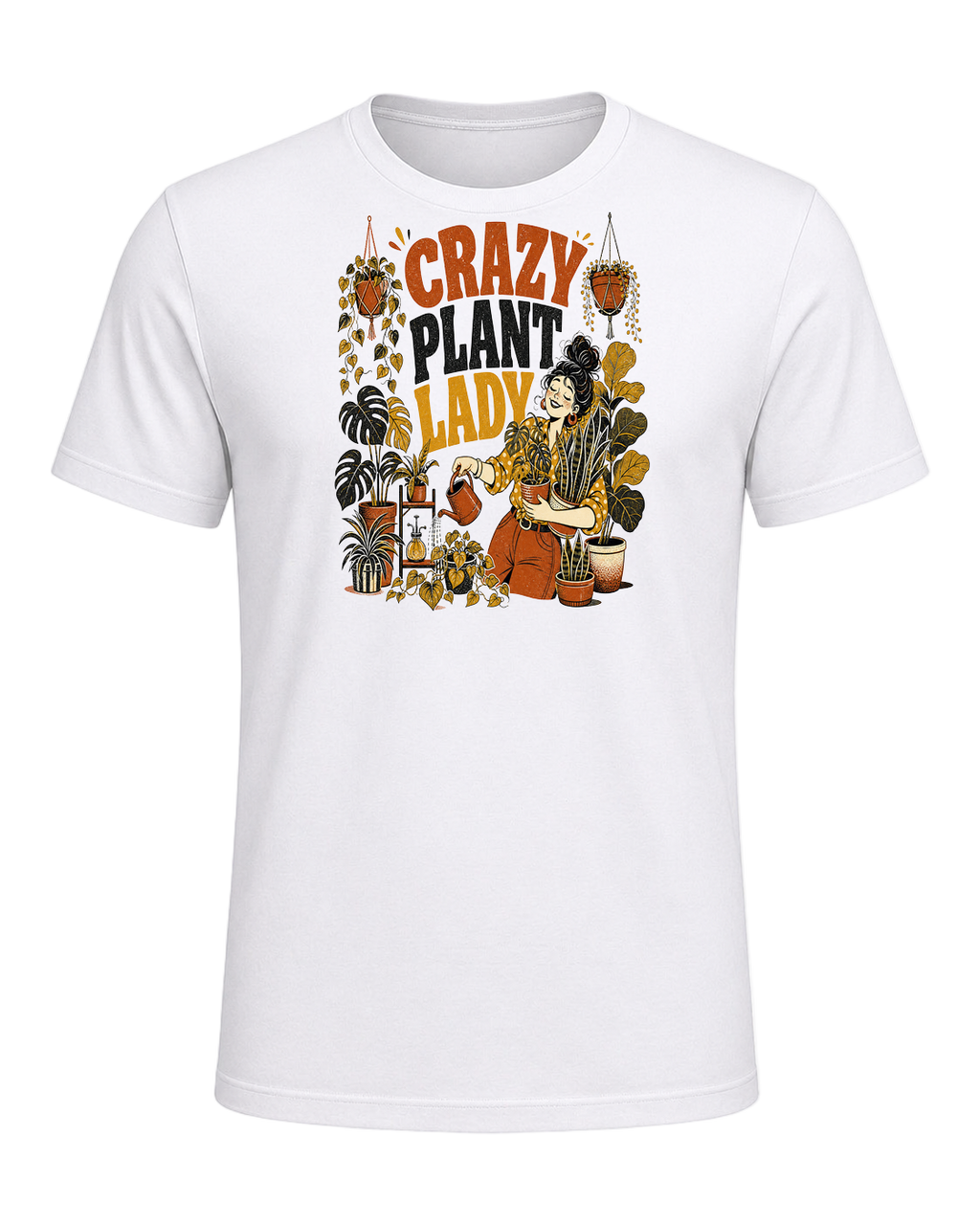 CRAZY PLANT LADY — White