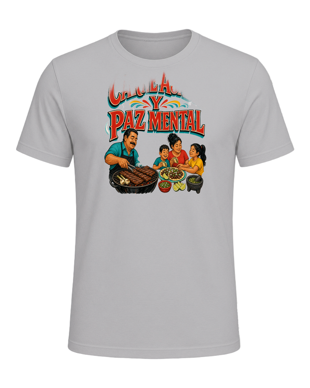 CARNE ASADA Y PAZ MENTAL — Athletic Heather