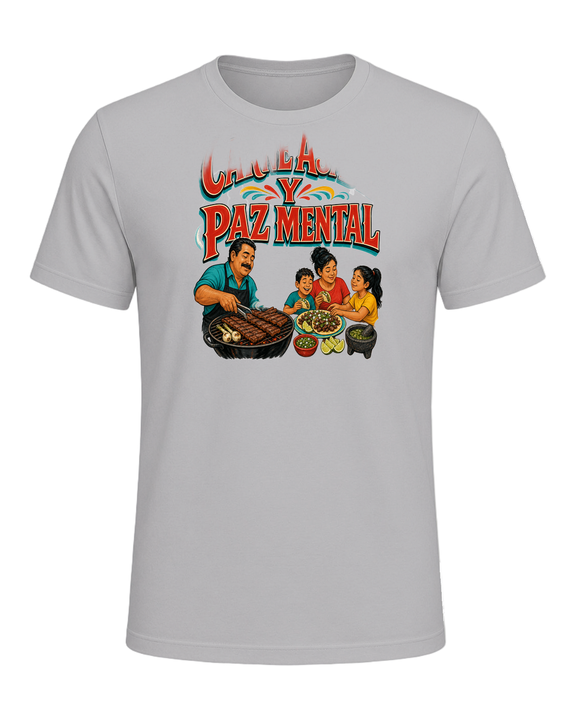 CARNE ASADA Y PAZ MENTAL — Athletic Heather