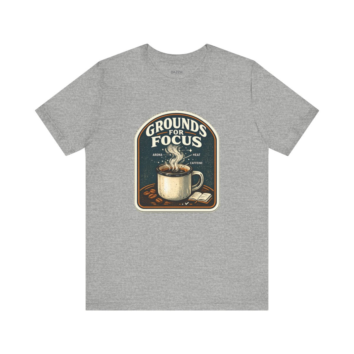 Coffee Gift T-Shirt — Grounds for Focus — coffees t-shirt design by Sol