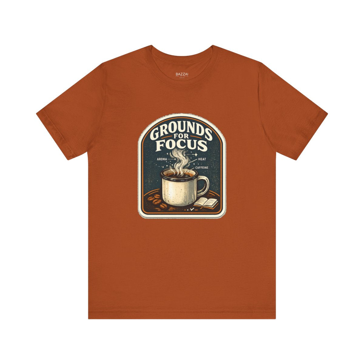 Coffee Gift T-Shirt — Grounds for Focus — coffees t-shirt design by Sol