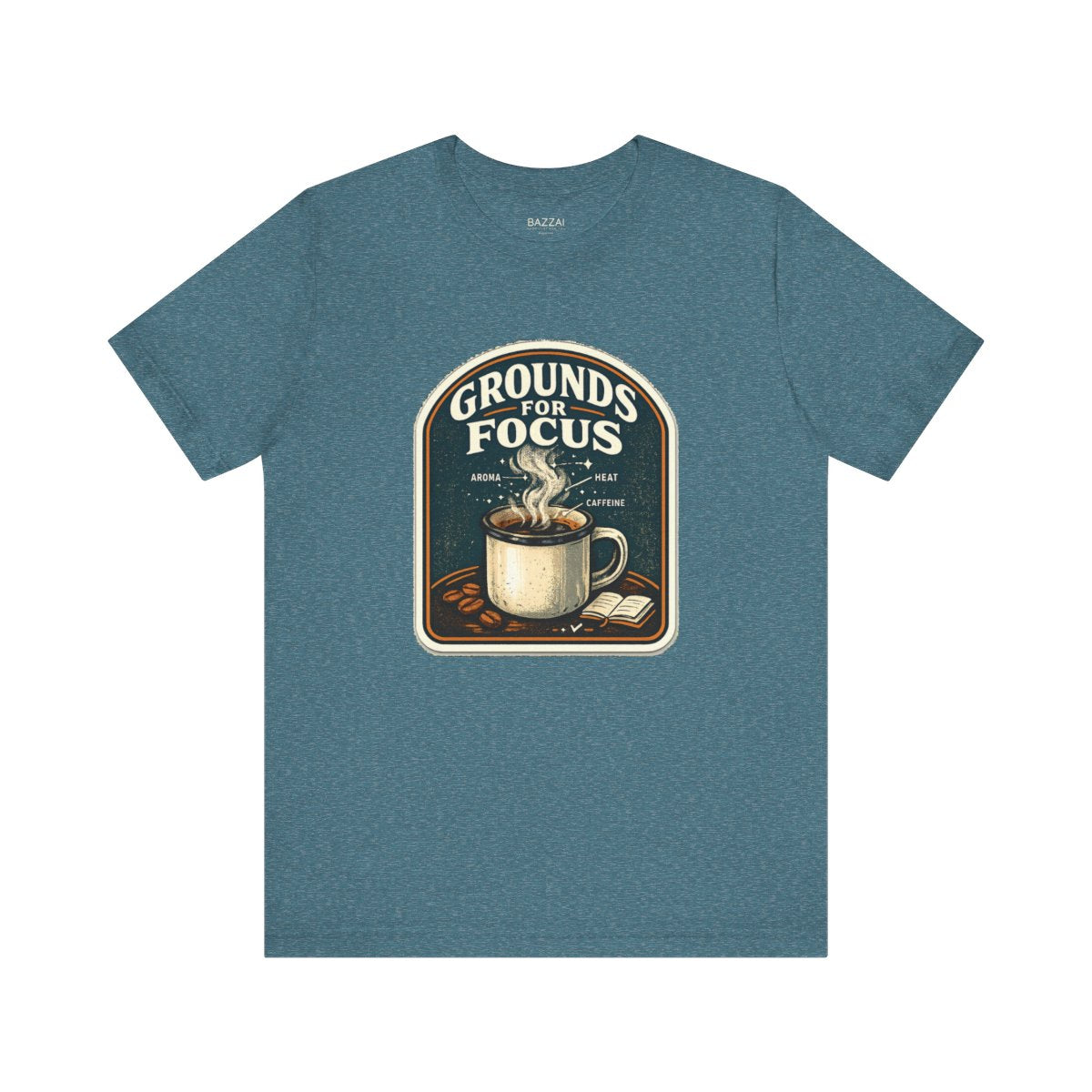 Coffee Gift T-Shirt — Grounds for Focus — coffees t-shirt design by Sol
