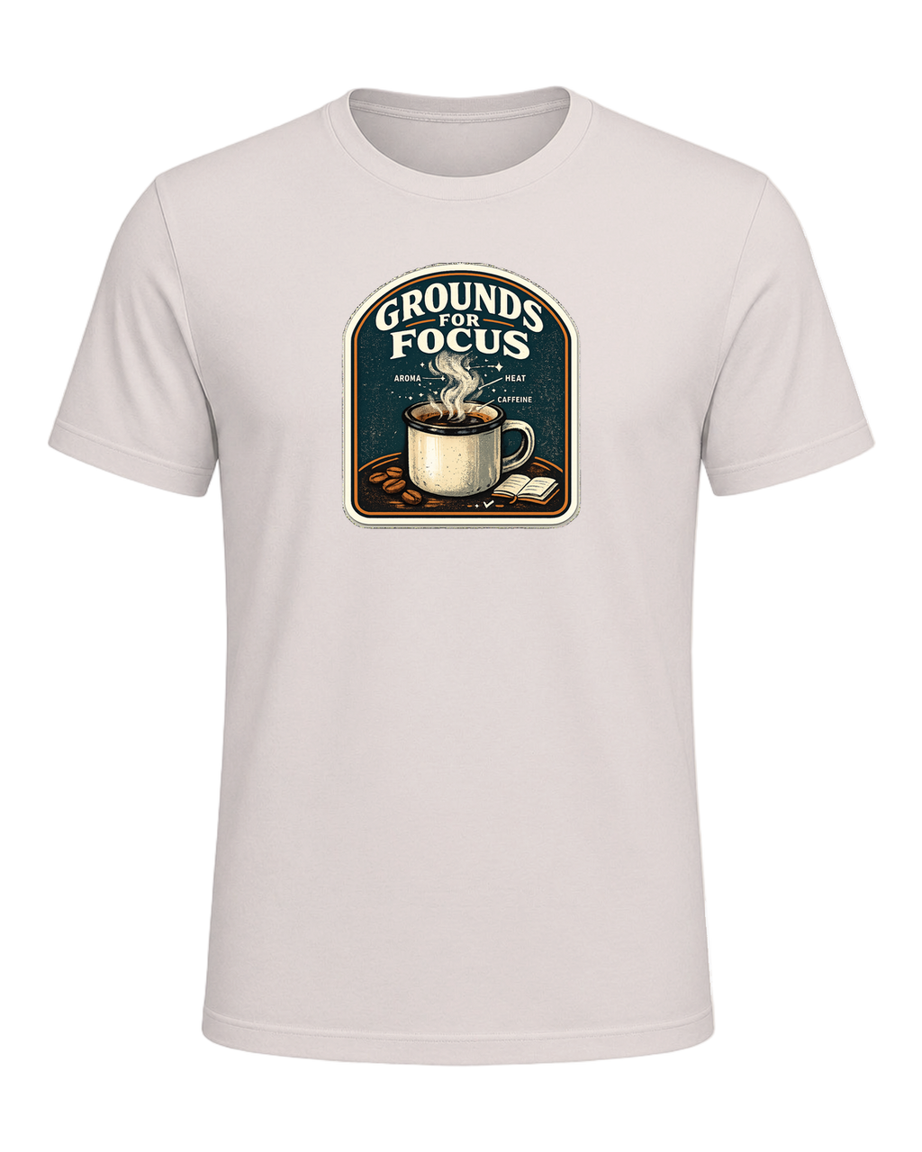 Grounds For Focus Tee — Heather Dust