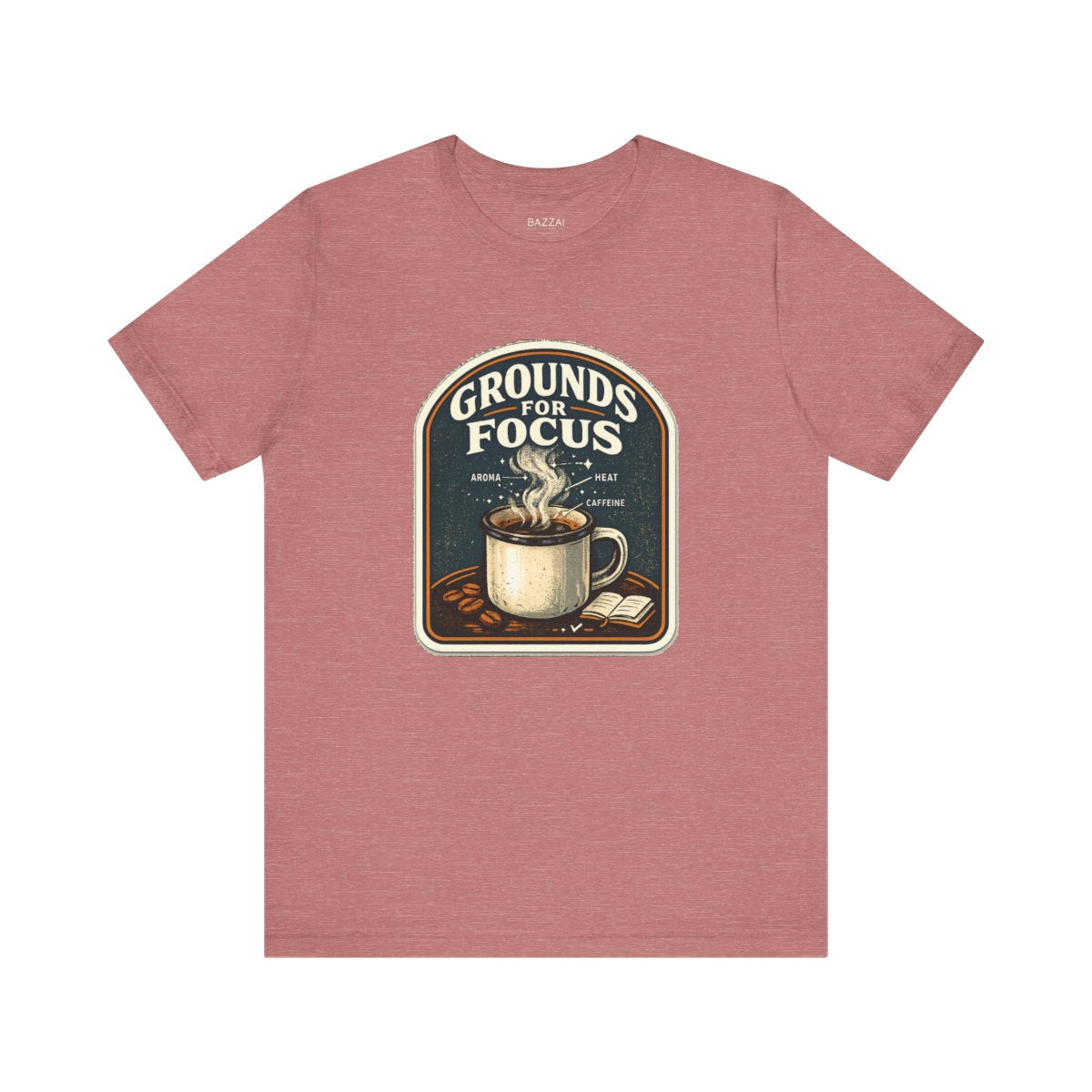 Coffee Gift T-Shirt — Grounds for Focus — coffees t-shirt design by Sol