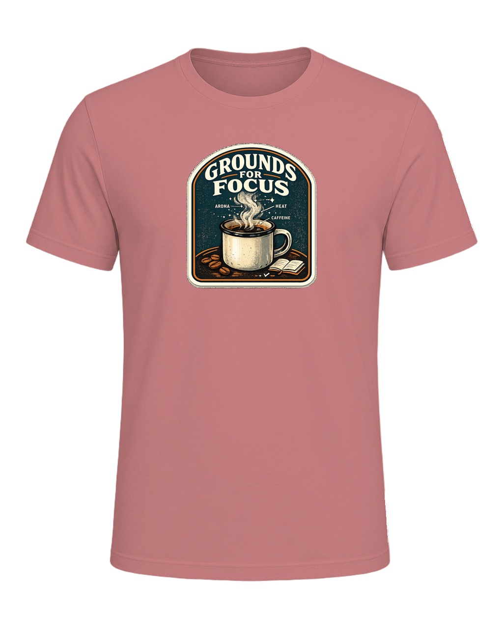 Grounds For Focus Tee — Heather Mauve