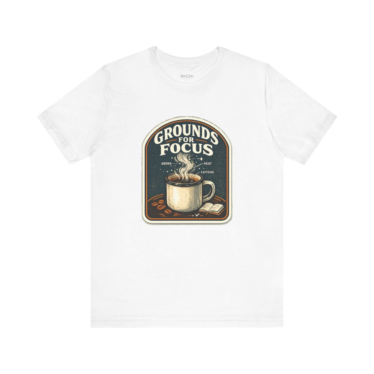Coffee Gift T-Shirt — Grounds for Focus — coffees t-shirt design by Sol