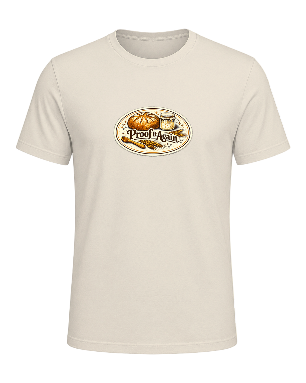 Proof It Again Tee — Heather Prism Natural