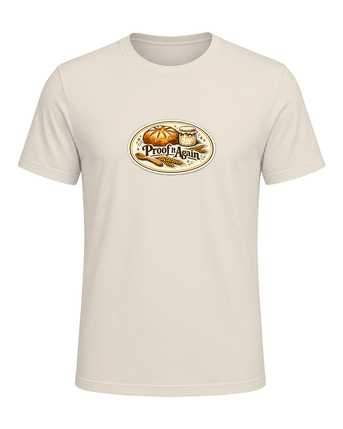 Proof It Again Tee — Heather Prism Natural