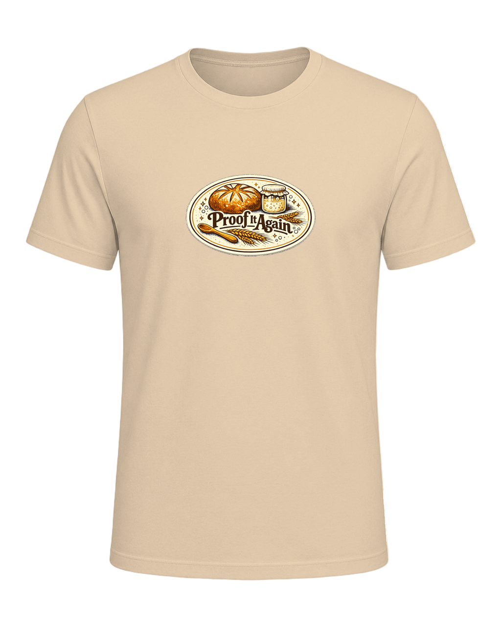 Proof It Again Tee — Soft Cream