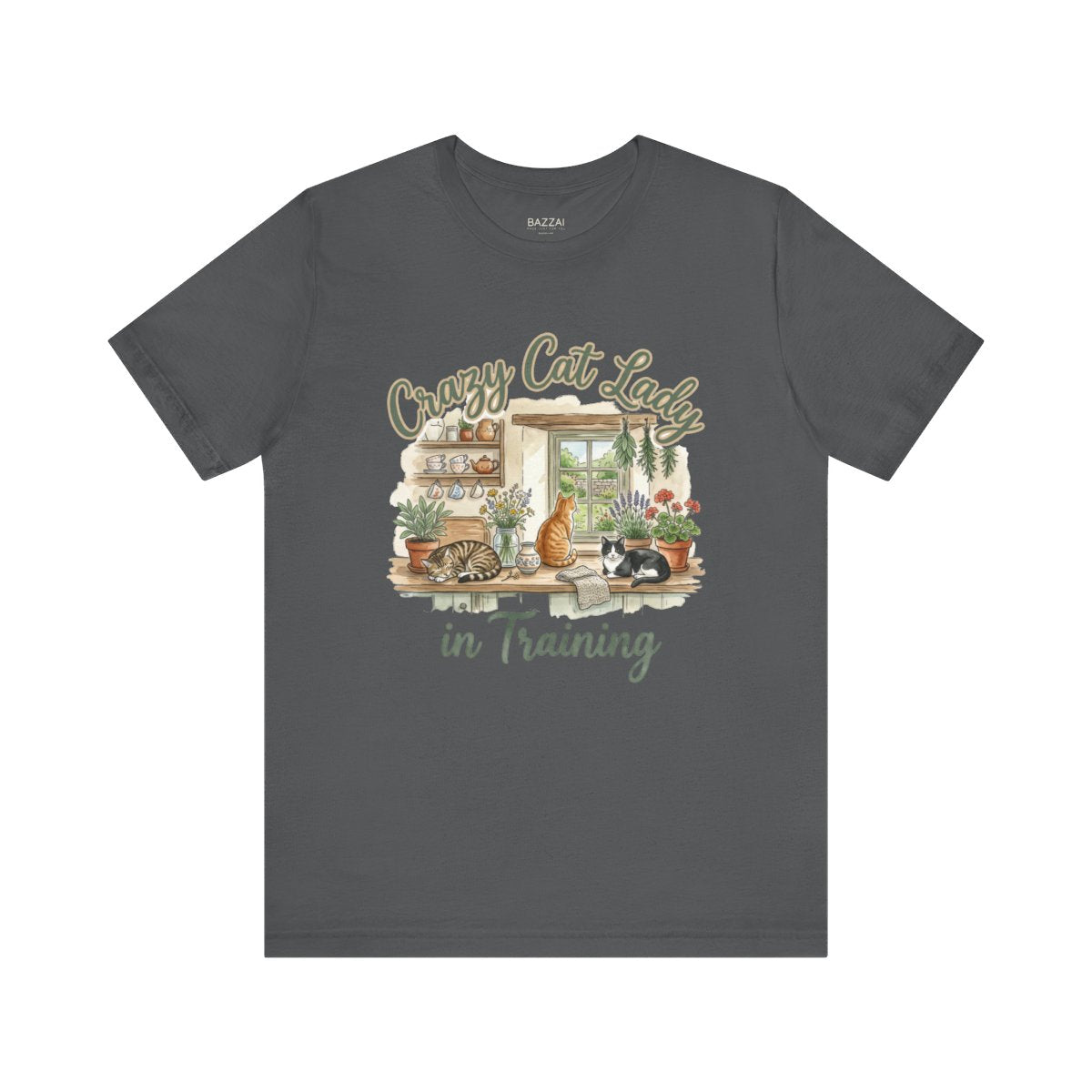 Cottagecore Cat T-Shirt — Bread, Cats and Soft Light — t-shirt design