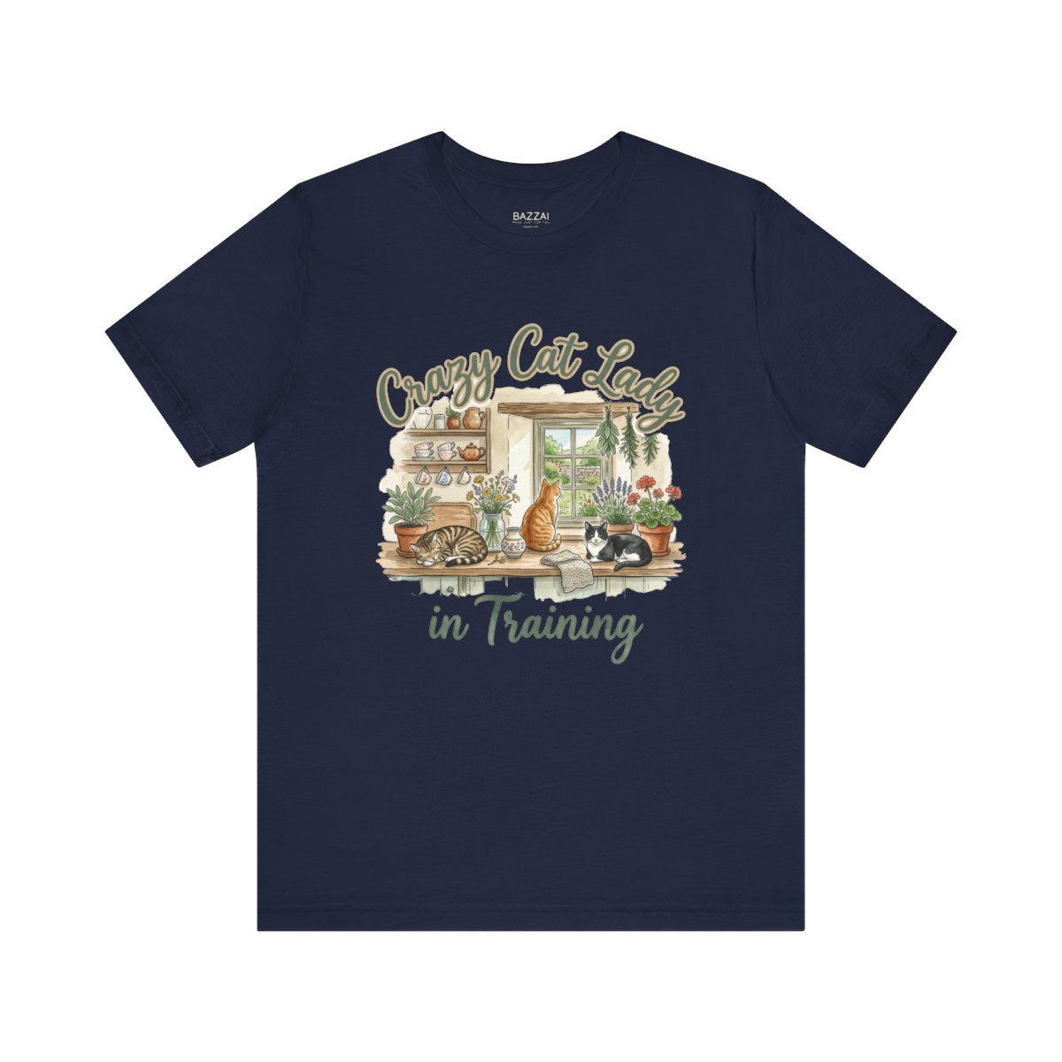 Cottagecore Cat T-Shirt — Bread, Cats and Soft Light — t-shirt design