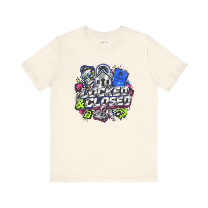 Funny Mortgage T-Shirt — Locked & Closed