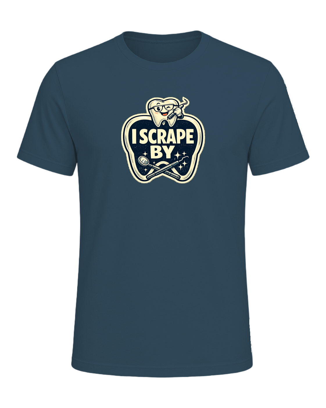 I Scrape By Tee — Deep Teal