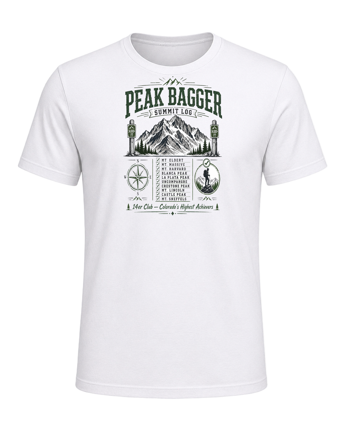 Peak Bagger — White