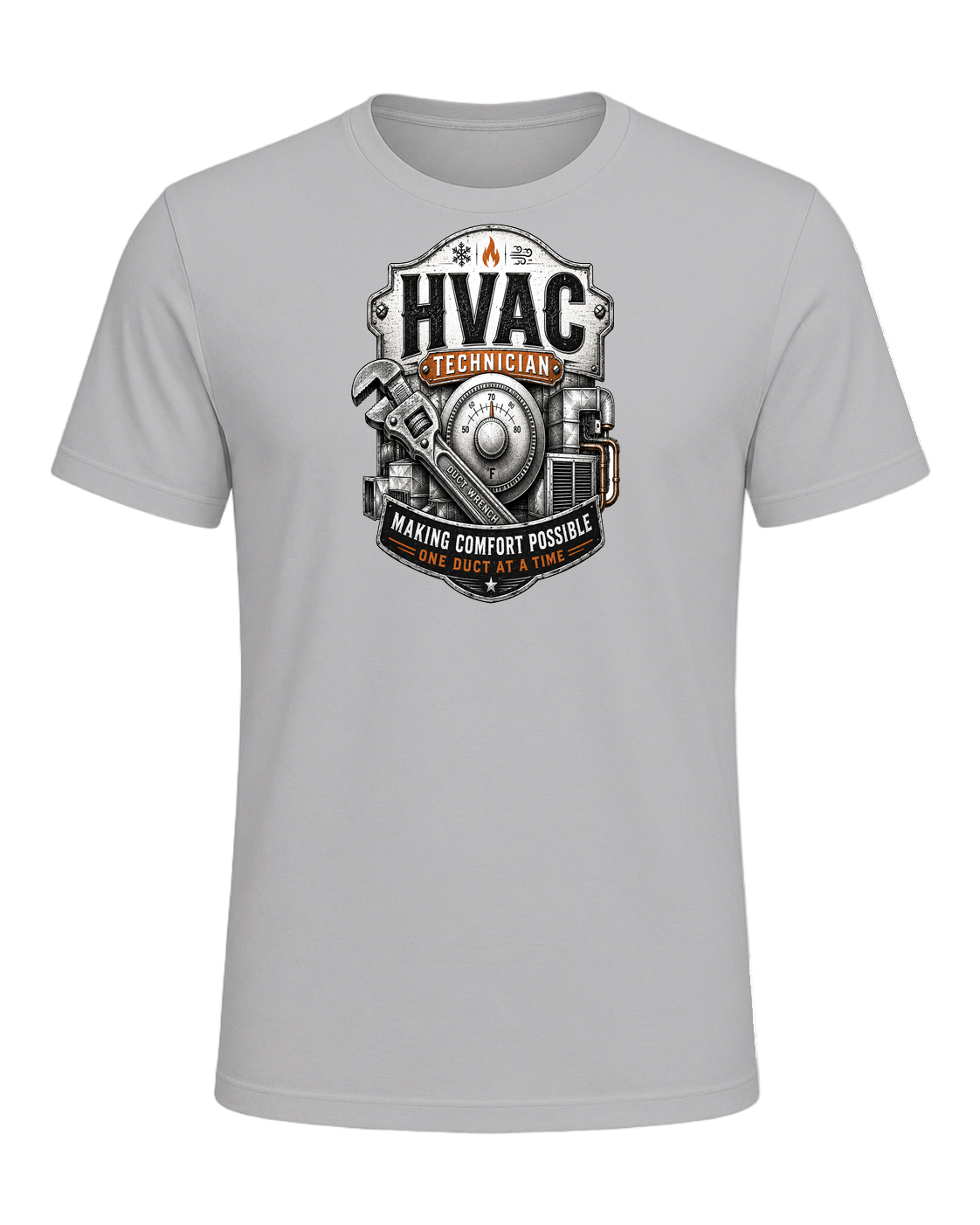 HVAC Technician — Athletic Heather