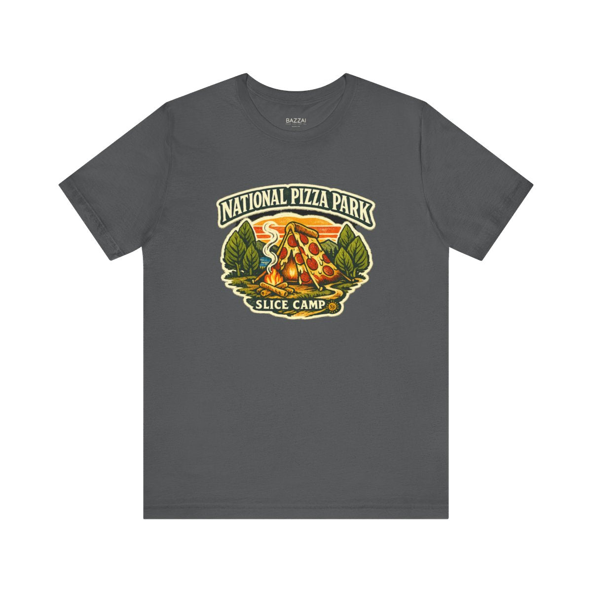Funny Pizza Gift T-Shirt — National Pizza Park — t-shirt design by Sol