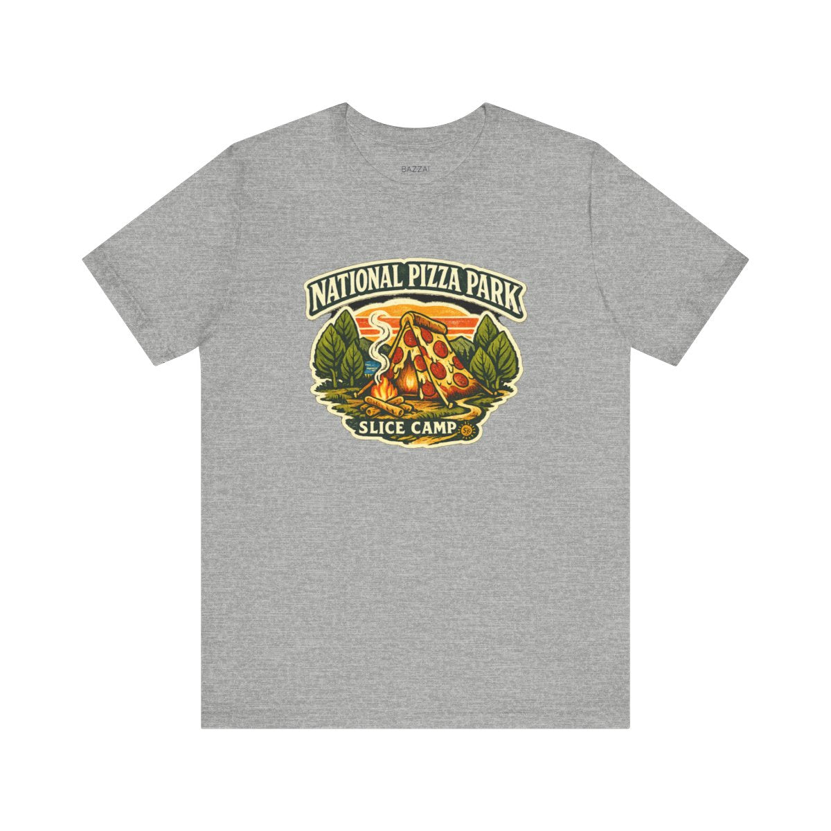 Funny Pizza Gift T-Shirt — National Pizza Park — t-shirt design by Sol