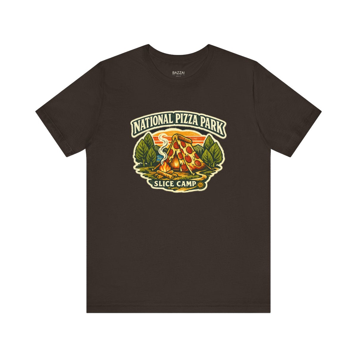 Funny Pizza Gift T-Shirt — National Pizza Park — t-shirt design by Sol