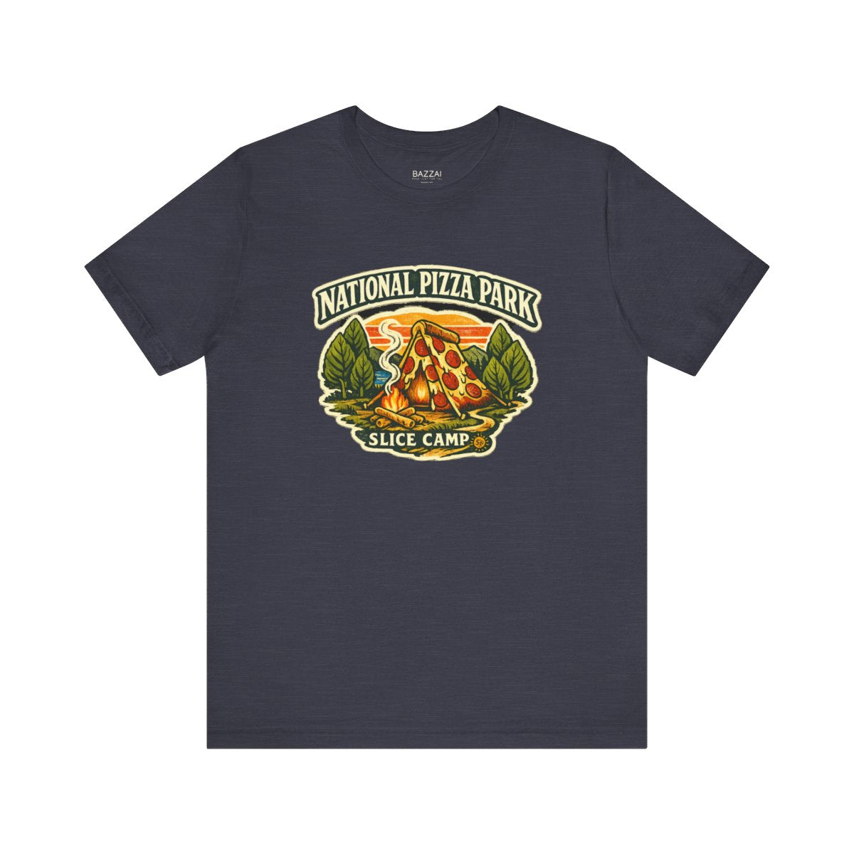 Funny Pizza Gift T-Shirt — National Pizza Park — t-shirt design by Sol