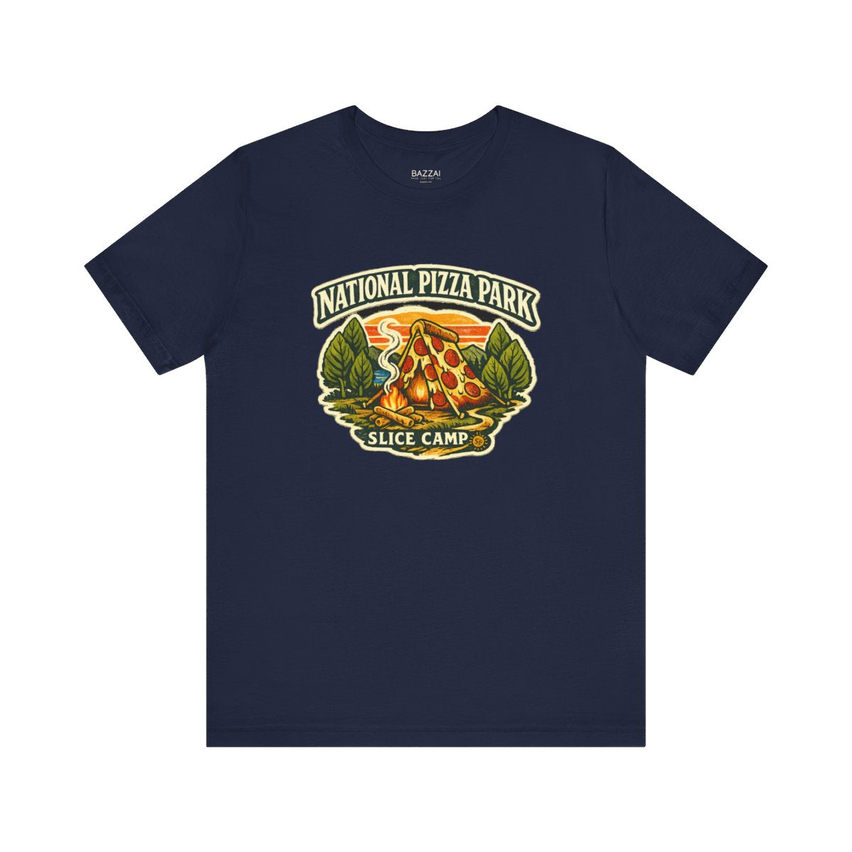 Funny Pizza Gift T-Shirt — National Pizza Park — t-shirt design by Sol