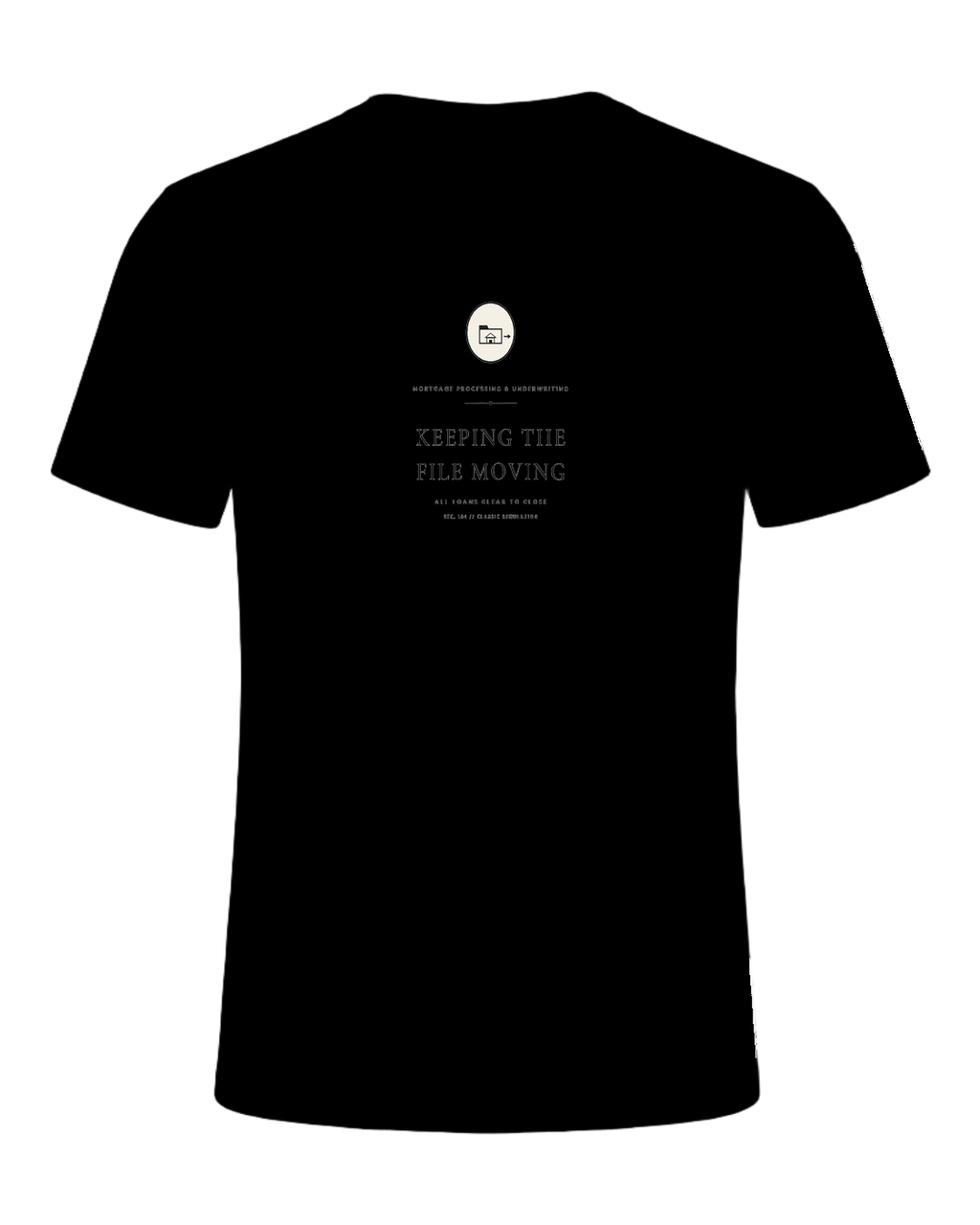 KEEPING THE FILE MOVING — Black