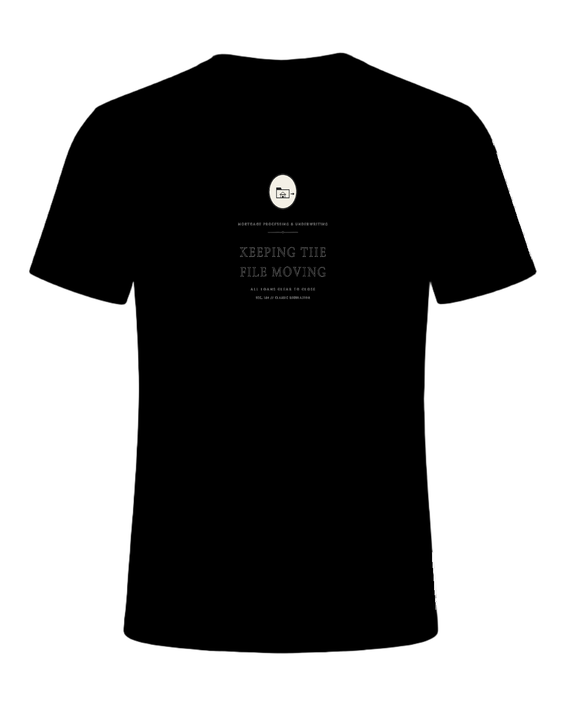 KEEPING THE FILE MOVING — Black