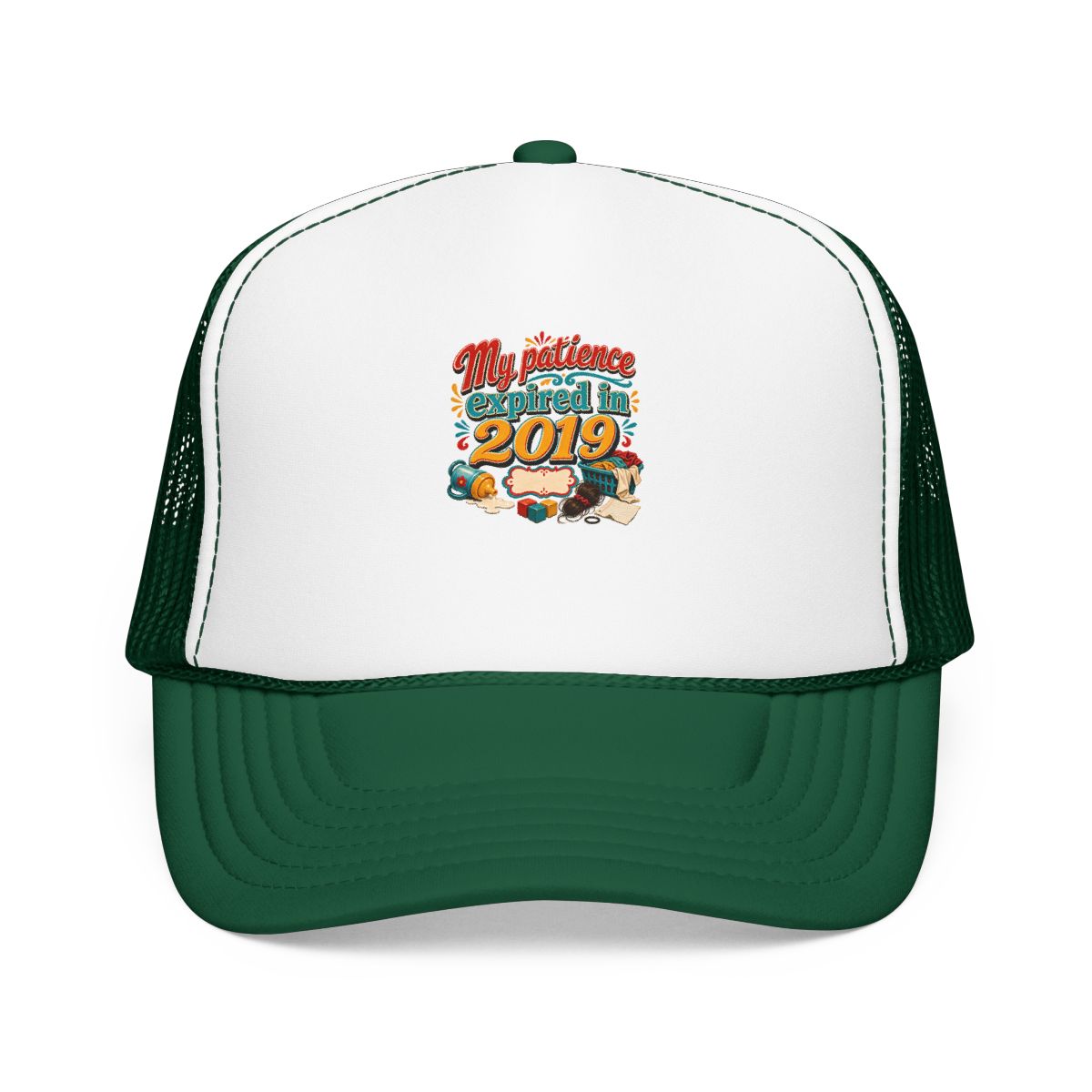 Tired Mom Gift Hat — My Patience Expired in 2019 — mom chaos hat design