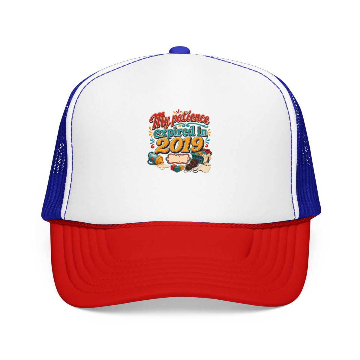 Tired Mom Gift Hat — My Patience Expired in 2019 — mom chaos hat design