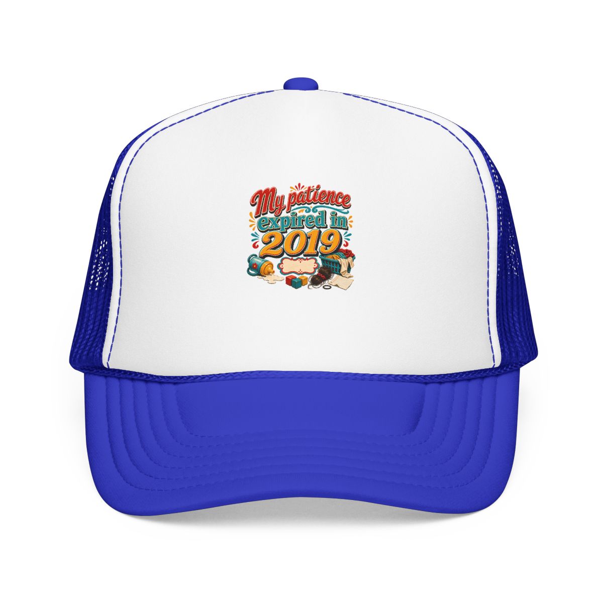 Tired Mom Gift Hat — My Patience Expired in 2019 — mom chaos hat design